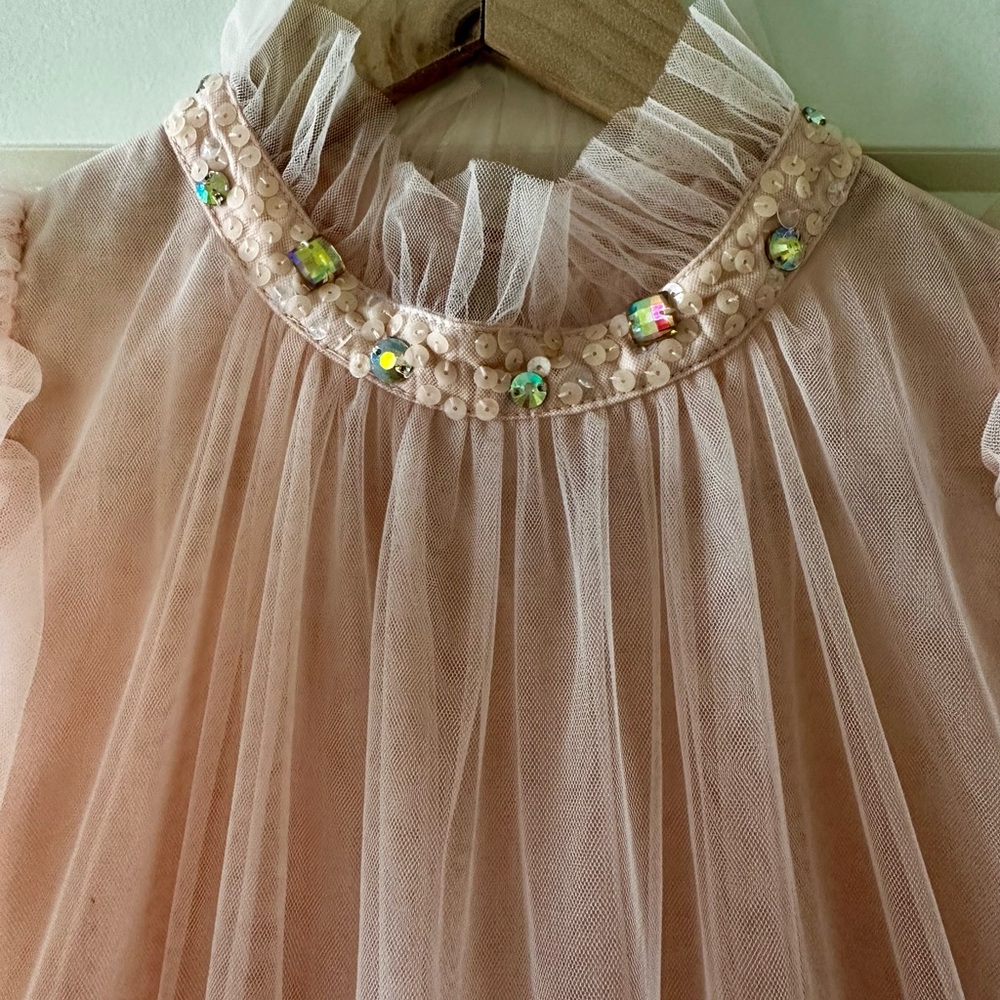 TUTU DU MONDE Dahlia Tulle Dress in Heavenly Pink 10-11 - Picture 3 of 6